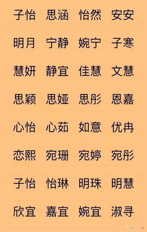 吳名字女|姓吴的女孩叫什么名字好 (30个)最新吴姓的女孩好听名字大全超